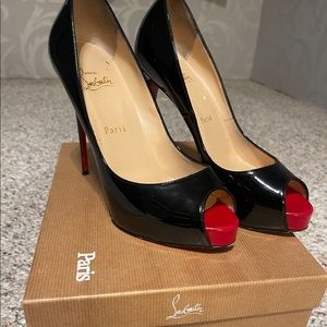 Christian Louboutin New very prive 120 patent black